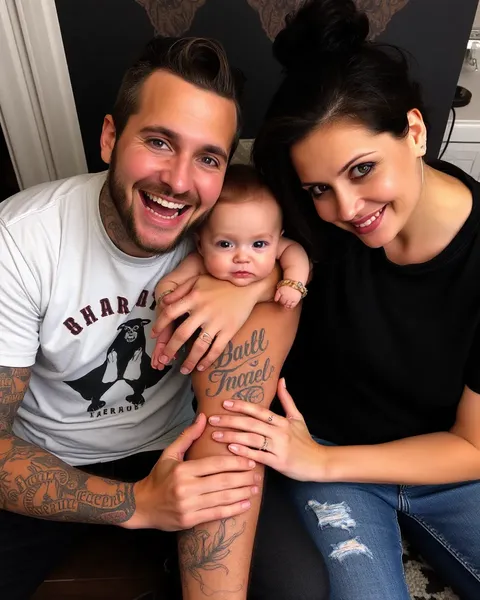 "Famille au-dessus de tout" tatouage : lien familial indestructible tatouage